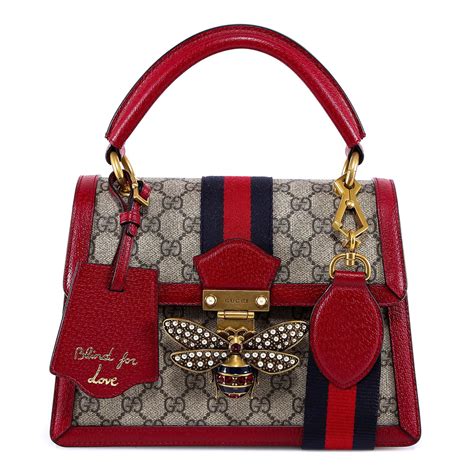 gucci queenbee leather bag|gucci bee collection.